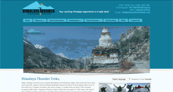 Desktop Screenshot of himalayathundertreks.com